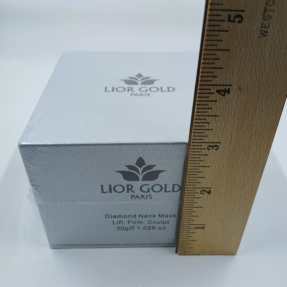 Lior Gold Diamond Neck Mask 30g 1.02oz Firming Sculpt‎ Anti Aging Made In France